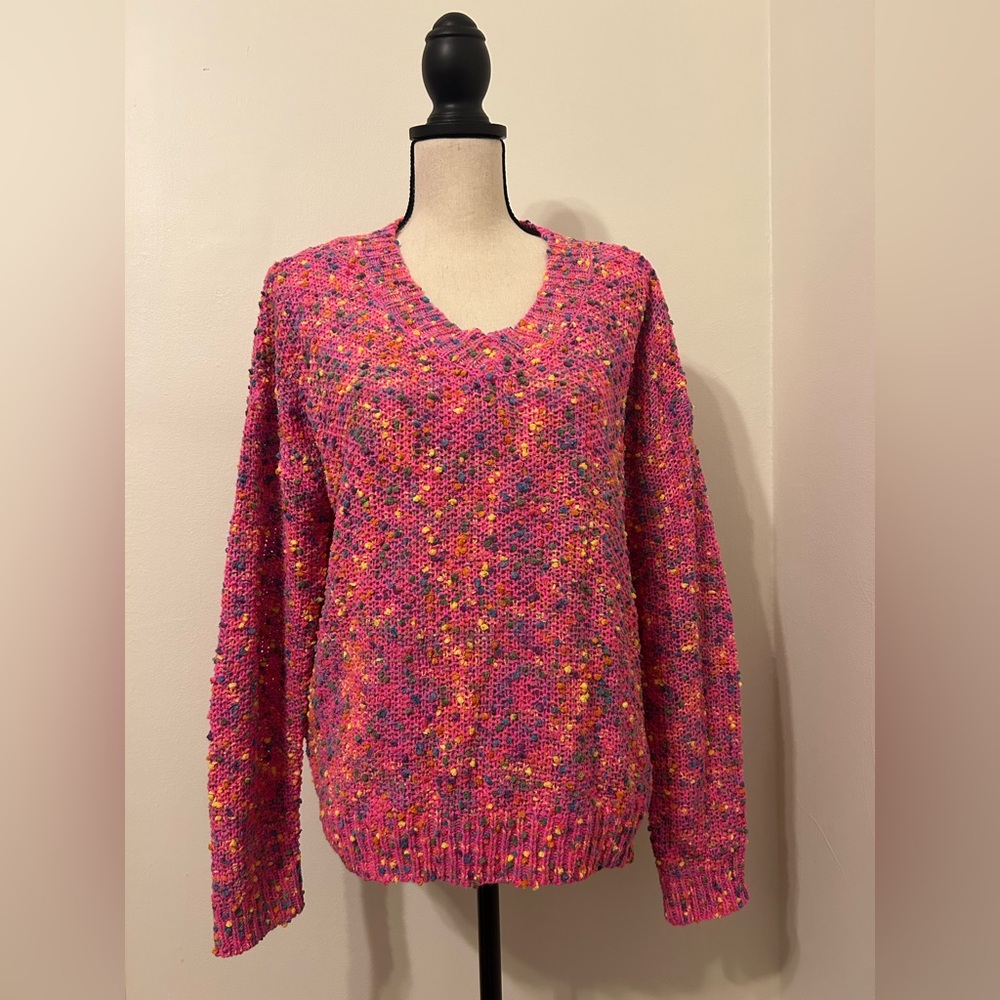 Women's Multicolor Knit Sweater